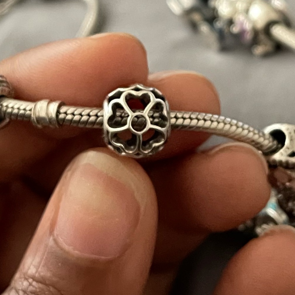 Authentic Flower Pandora Charm - Picture 5 of 5